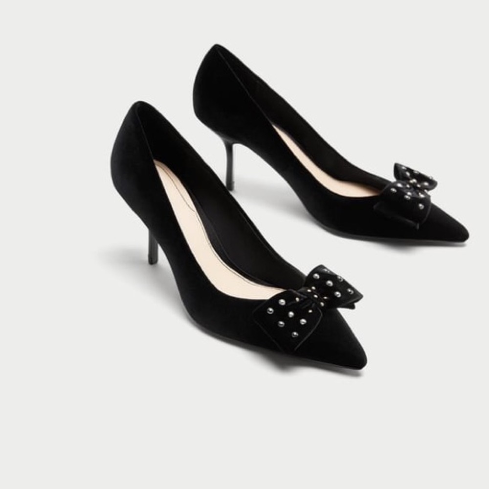 Zara Black Heels